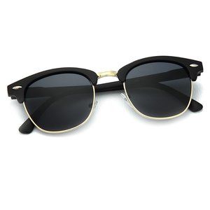 Woman Clubmaster Black Sunglasses